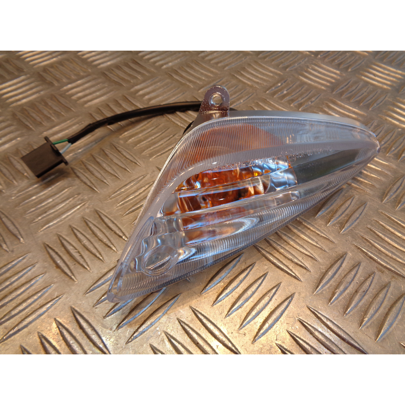 clignotant avant droit v-parts type origine translucide scooter honda ps 125 150 passion i jf17 bihr 9763 transparent