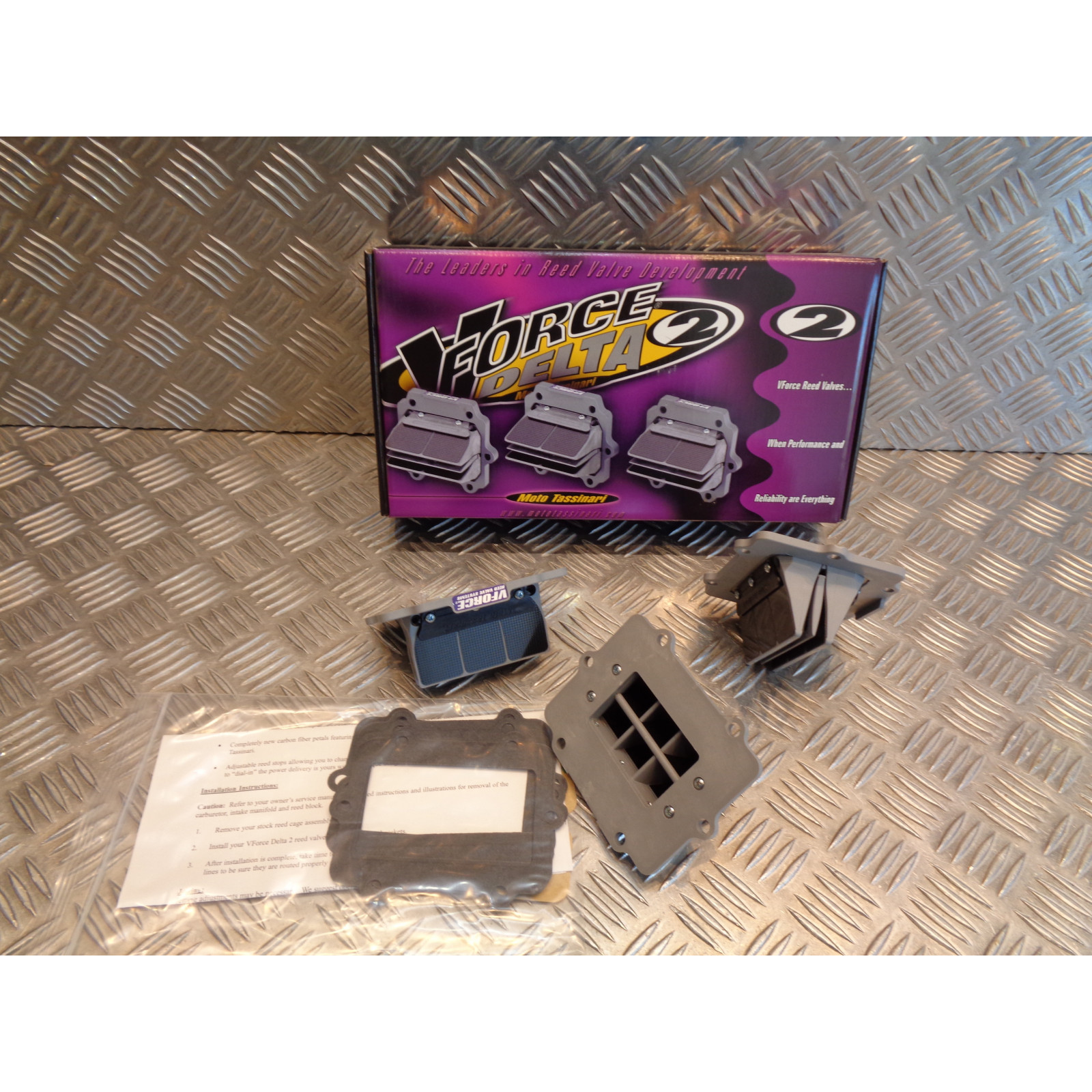 kit 3 boite clapet carbone v-force 2 jet ski polaris 900 / 1050 sl sltx 2V2W132-3 bihr 360510