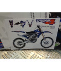 kit deco autocollants stickers moto yamaha yz 250 450 f blackbird dream graphic 4 2243N bihr 60300227