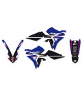 kit deco autocollants stickers moto yamaha yz 250 450 f blackbird dream graphic 4 2243N bihr 60300227