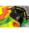 pantalon moto cross ufo 40th anniversary rouge jaune vert fluo taille 34 us PI04403DFLU52 bihr PA04403DF52