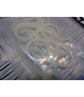 sachet 10 x passe fils noeud plastique blanc transparent diam 18,6 mm fixation faisceau cable electrique TT-18 bihr 891392