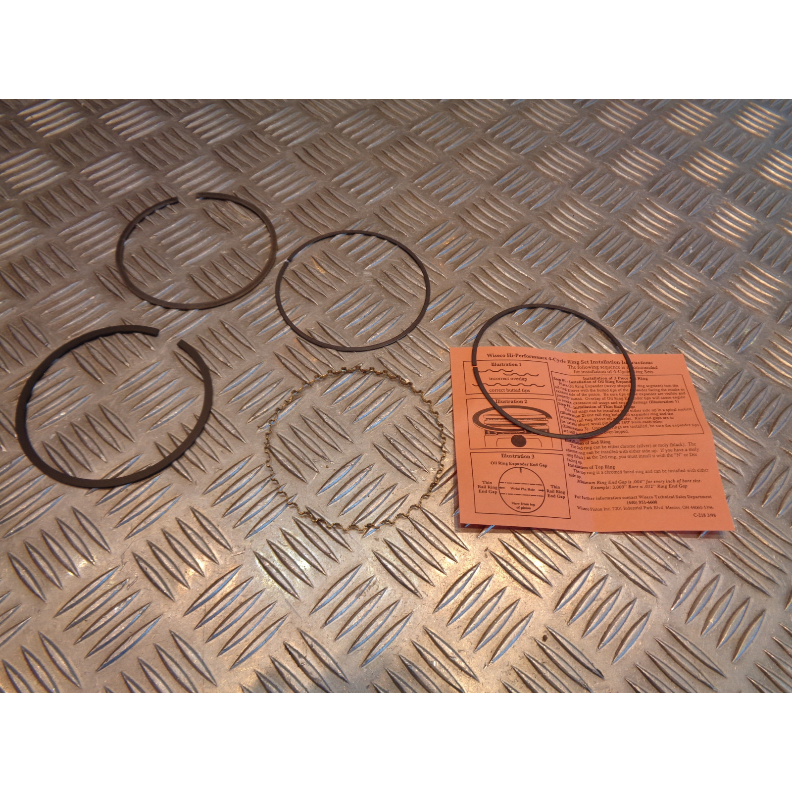 jeu segments 95 mm moto yamaha 600 tt wiseco 3740XJ bihr XJ3740