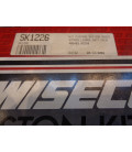 2 x piston forge segment joint wiseco 76 mm jet ski sea-doo 583 formula summit mxz bihr SK1226