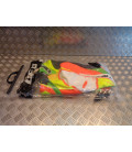 pantalon moto cross ufo 40th anniversary rouge jaune vert fluo taille 28 us PI04403DFLU46 bihr PA04403DF46