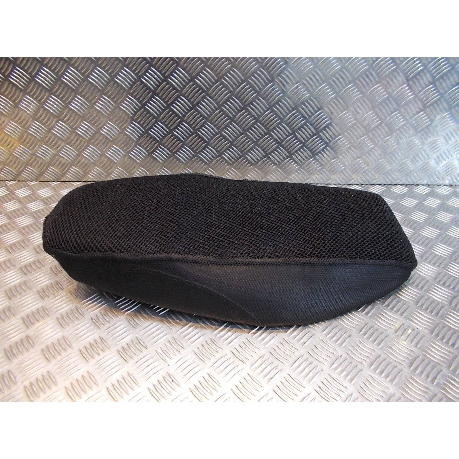 housse recouvrement selle m moto scooter mobylette quad antiderapant maille noir