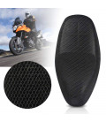 housse recouvrement selle m moto scooter mobylette quad antiderapant maille noir