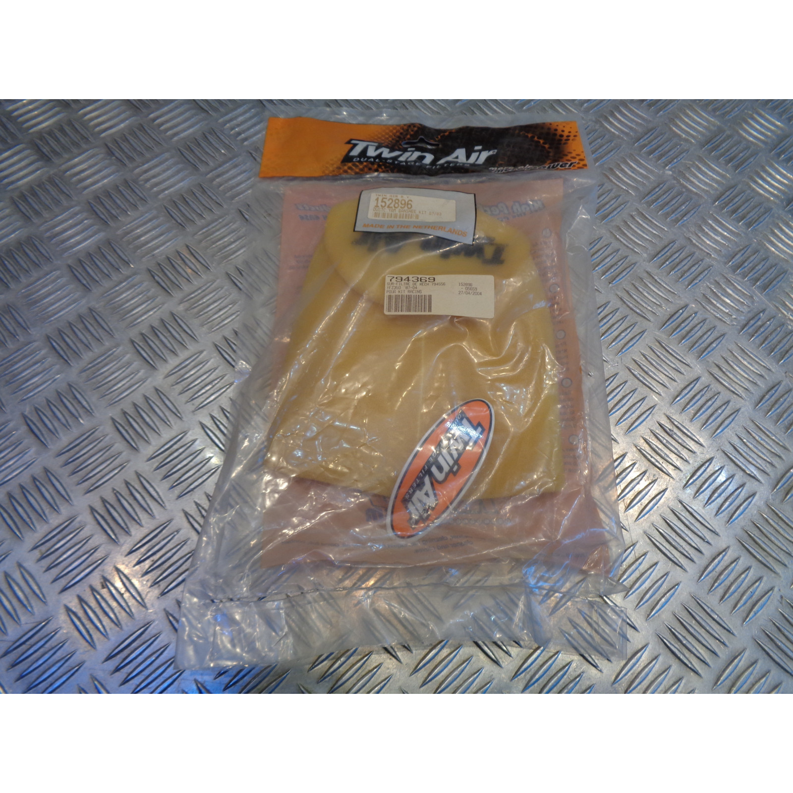 sur filtre air mousse twin air 152896 quad yamaha yfz 350 banshee 1987 - 04 bihr 794369