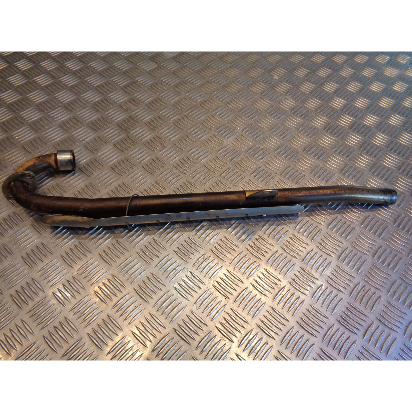 collecteur pot echappement moto cross dirt bike chinois 125 skyteam st156fmi