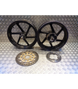 kit roue jante honda 17 x 3.50 et 4.50 supermotard moto ktm 600 lc4 type 580 er600lc4 1988 - 89