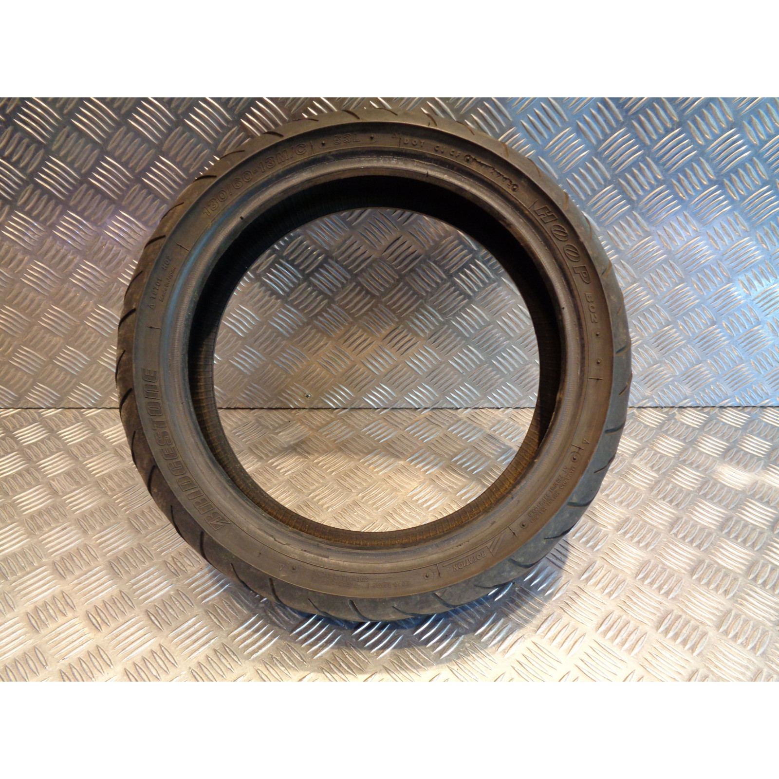 pneu scooter bridgestone hoop b02 130 / 60 - 13 m/c 53l occasion