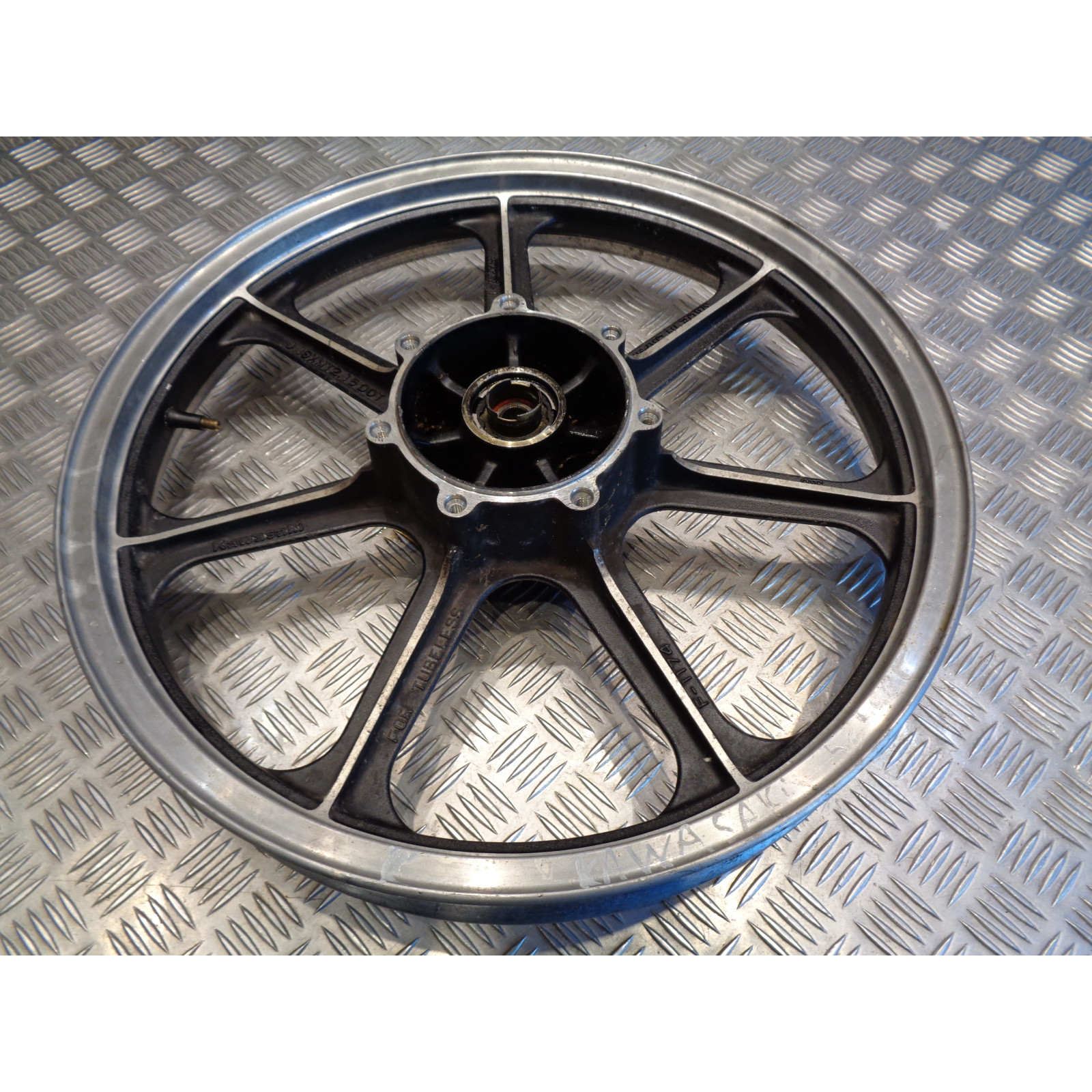 roue jante avant moto kawasaki en 450 ltd en450a