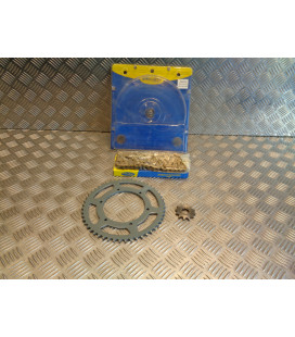 kit chaine renforce pas 420 pignon 12 x couronne 52 dents moto peugeot 50 xr6 sarkany