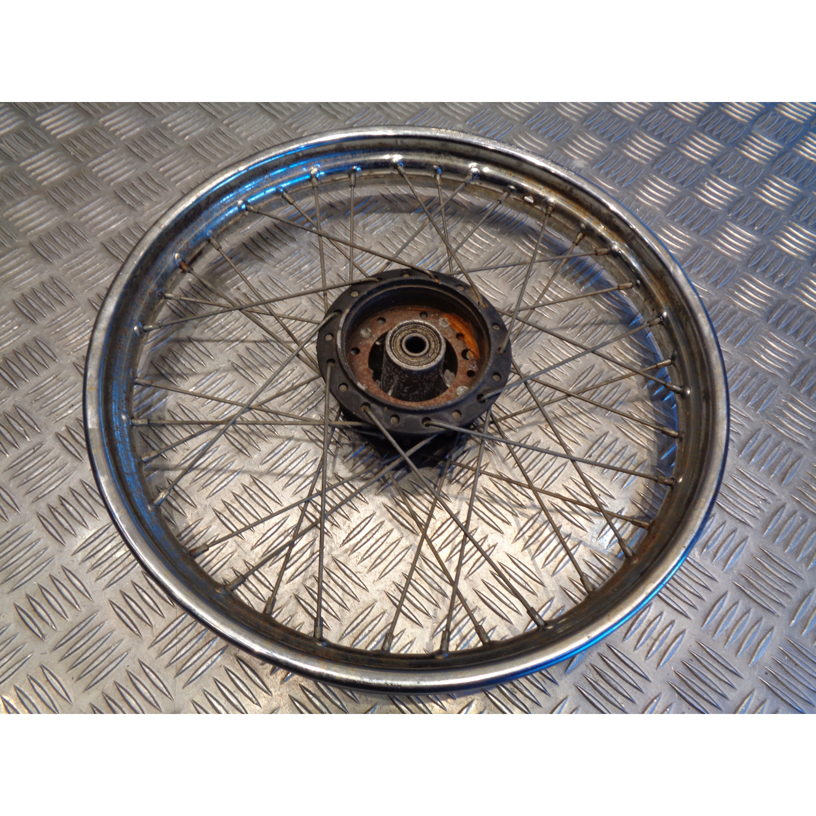 roue jante avant 15 x 1.50 mini moto cross italjet 50 fast boy morini