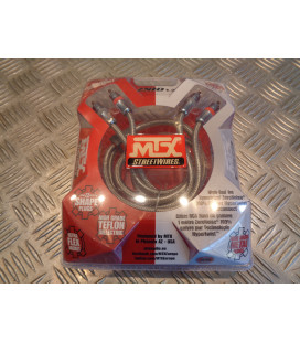 MTX ZNHD1.2 Cable RCA highend zeronoise 1 metre symetrique 100% cuivre et teflon 4 blindages sono