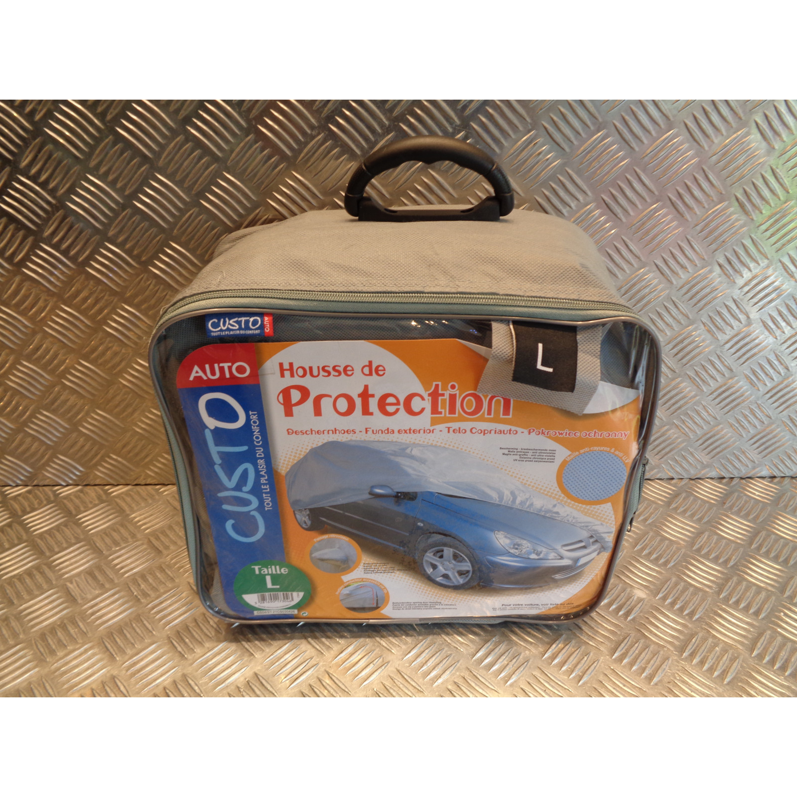 housse protection voiture custo auto taille l 482 x 178 x 119 cm