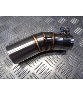 tube manchon pot echappement adaptateur silencieux 51 mm moto kawasaki 400 ninja 2018 - 19 raccord tuyau connexion pipe