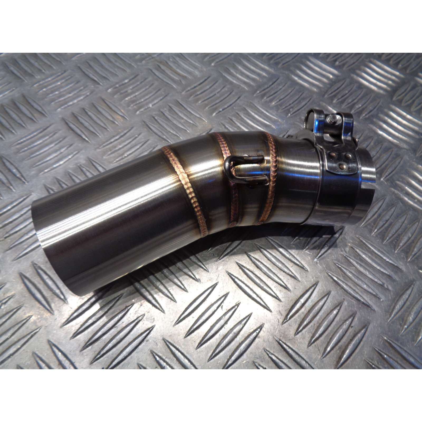 tube manchon pot echappement adaptateur silencieux 51 mm moto kawasaki 400 ninja 2018 - 19 raccord tuyau connexion pipe