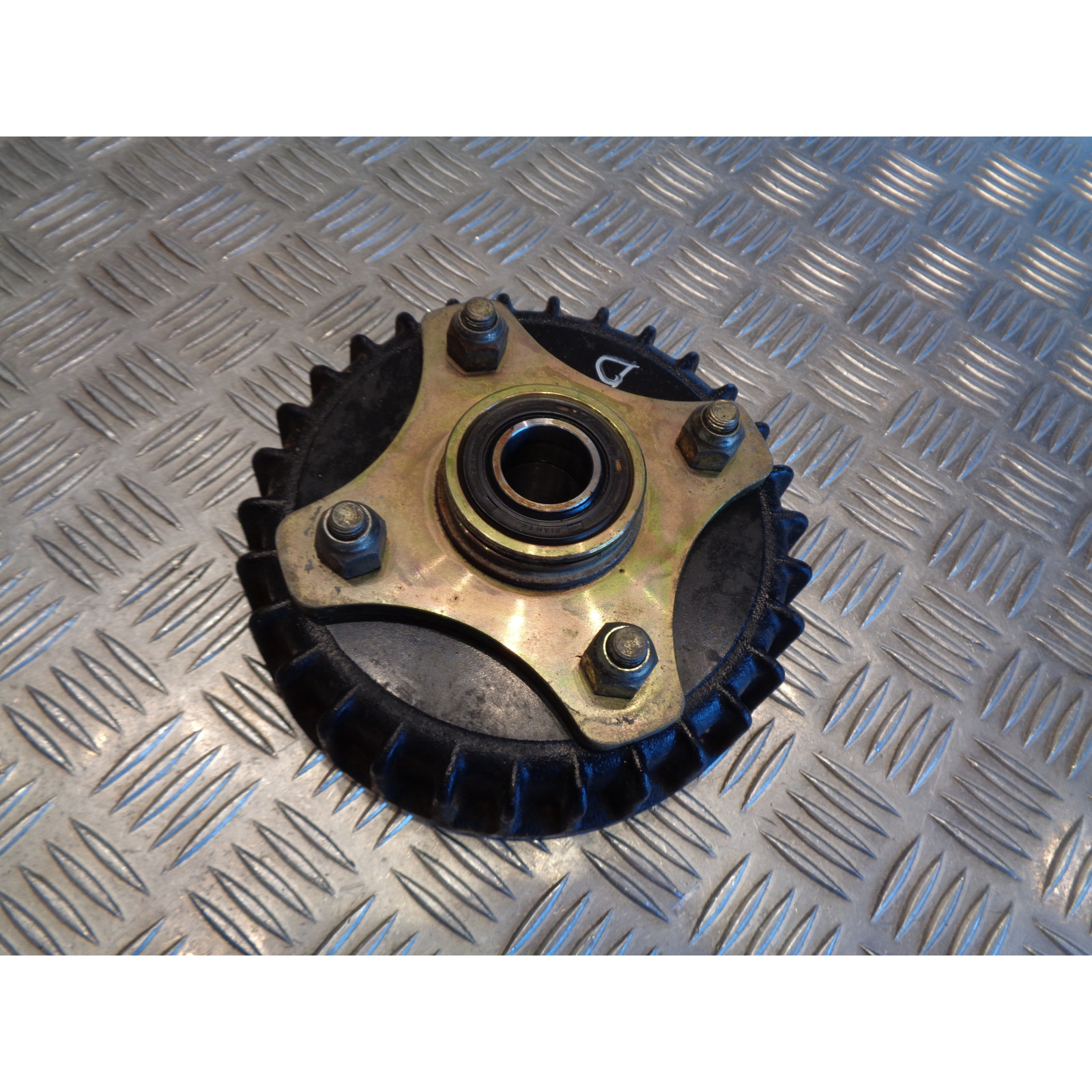 flasque frein tambour avant quad chinois motortek 168 mt 175