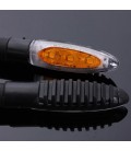 jeu de 2 clignotant led univesel adaptable scooter moto 2 roues quad