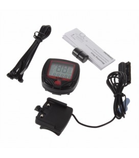 compteur vitesse velo moto scooter lcd digital temperature adaptable universel