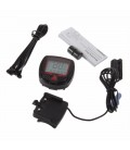 compteur vitesse velo moto scooter lcd digital temperature adaptable universel 15 fonctions