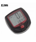 compteur vitesse velo moto scooter lcd digital temperature adaptable universel