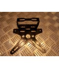 support de plaque immatriculation universel adaptable moto scooter quad ...