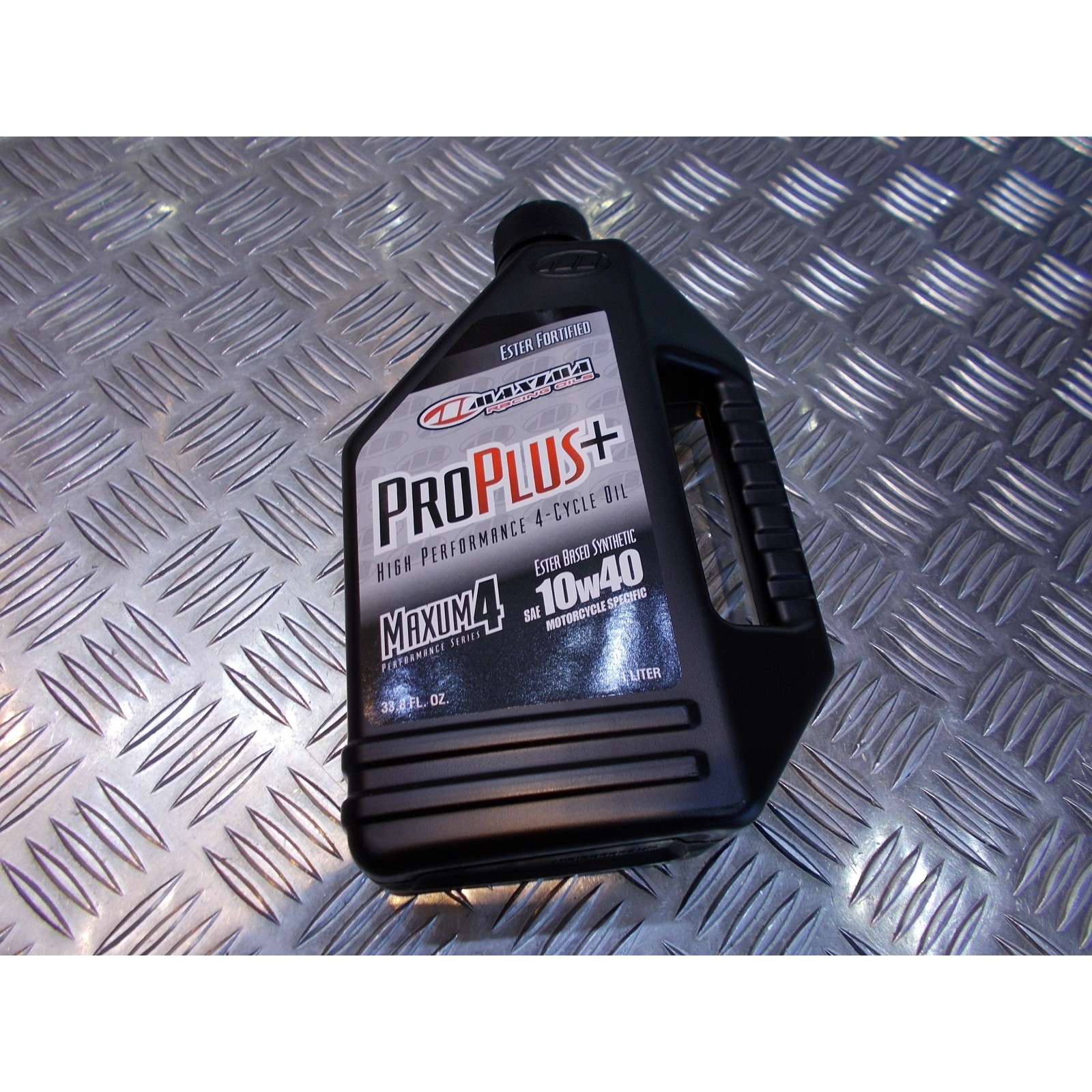 huile maxima proplus + moto 4 temps 100% synthetique 10 w 40 1 litre maximum4