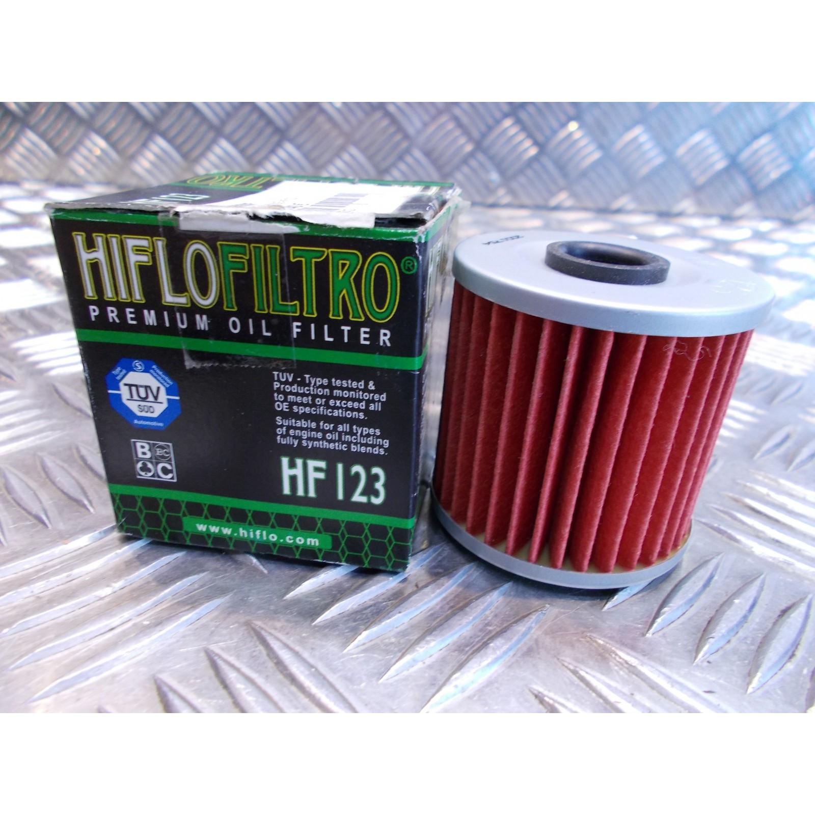 filtre a huile hiflofiltro hf 123 moto kawasaki