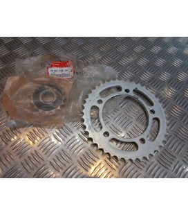 couronne + pignon transmission 06406-mbb-e01 moto honda vfr 1000 f 1998 - 2006