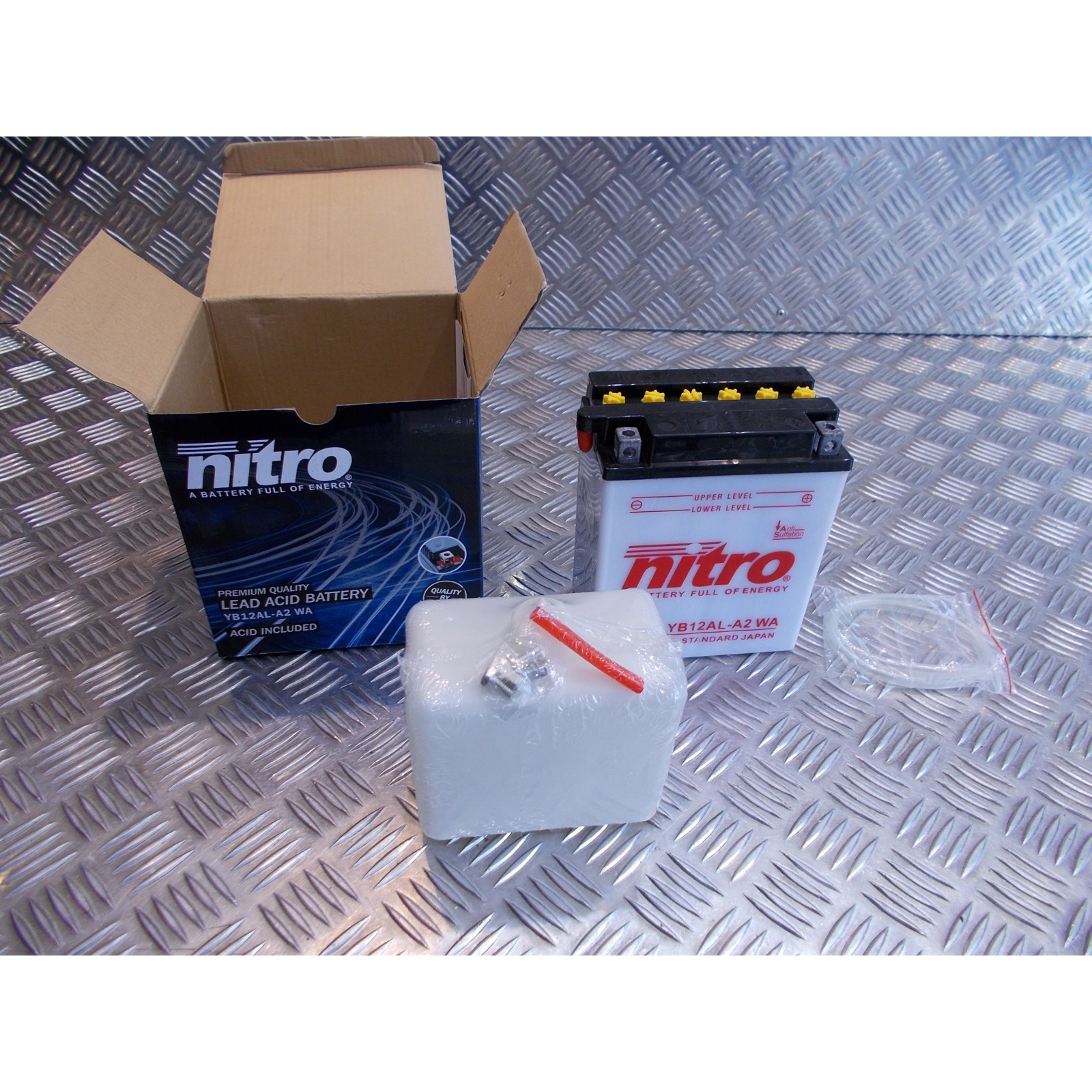 batterie nitro avec entretien 12v / 12ah YB12AL-A2 moto scooter quad ...