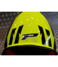 casque progrip 3095 pour moto cross mx enduro taille xl 61 jaune