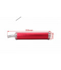 cartouche silencieux universel adaptable orange or pour pot echappement scooter moto mecaboite 50 125 ...