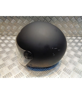 casque demi jet s-line noir mat double visiere taille xs 54 scooter moto quad