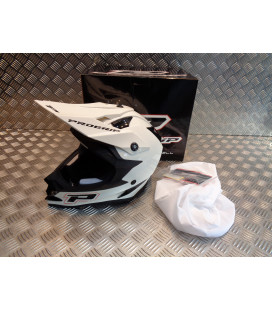 casque progrip 3091 pour moto cross mx enduro taille xxl 63 blanc