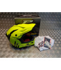 casque progrip 3095 pour moto cross mx enduro taille s 55 - 56 jaune