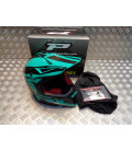 casque progrip 3095 pour moto cross mx enduro taille s 55 - 56 aqua