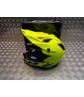 casque progrip 3091 pour moto cross mx enduro taille xxl 63 jaune fluo