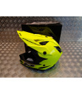 casque progrip 3091 pour moto cross mx enduro taille xl 61 - 62 jaune fluo