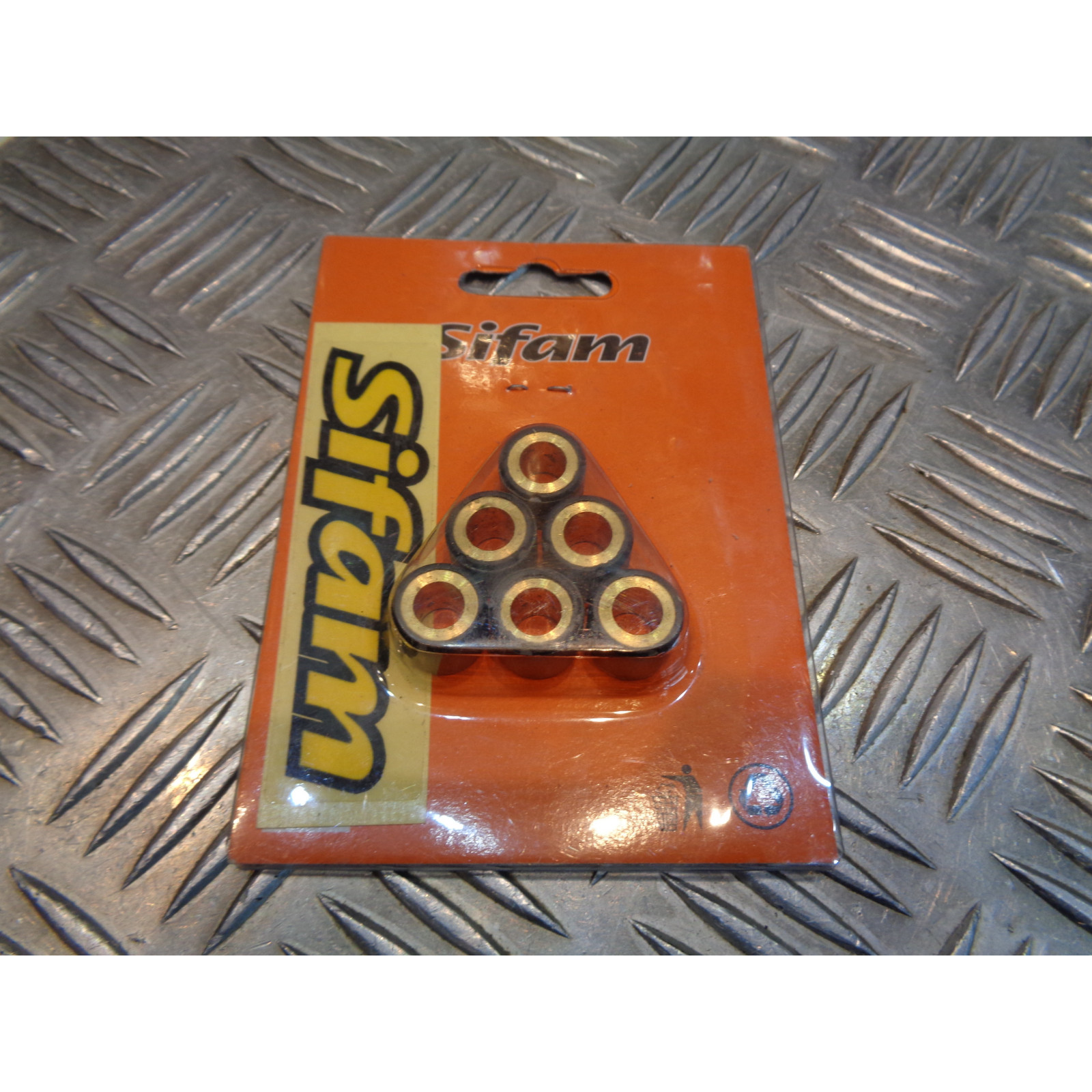 6 galets variateur SIFAM 15 X 12 mm - 6,8 gr scooter mbk 50 booster nitro next rocket stunt ...