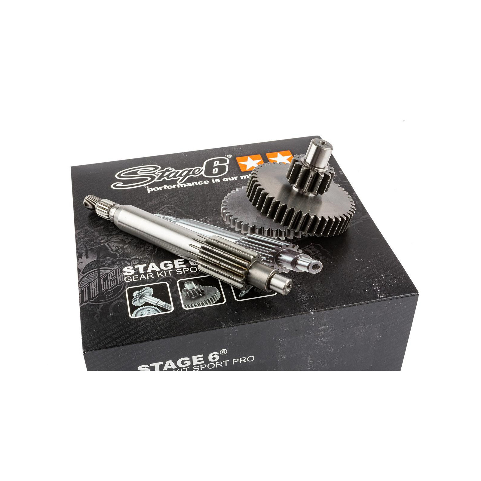 transmission stage6 13 / 43 scooter moteur minarelli mbk 50 nitro booster ovetto stunt ...