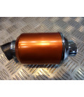 filtre a air cornet muffler orange coude 45 degre diam 28 - 35 mm scooter moto quad turn 