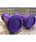 paire poignee caoutchouc guidon 22 mm progrip 767 violet moto scooter quad ...