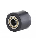 roulette de chaine transmission universel adaptable 38 mm diametre 10 mm noir pour moto multimarque mecaboite enduro trail ...