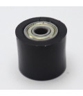 roulette de chaine transmission universel adaptable 38 mm diametre 10 mm noir pour moto multimarque mecaboite enduro trail ...