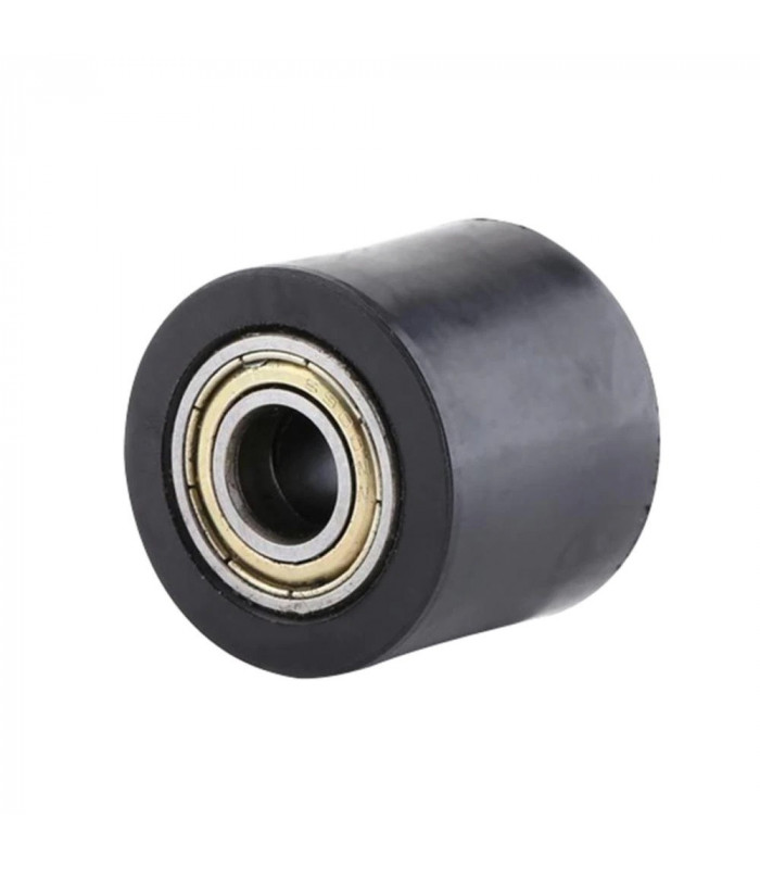 roulette de chaine transmission universel adaptable 38 mm diametre 8 mm  noir pour moto multimarque mecaboite enduro trail