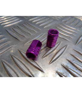 jeu de 2 x embout de valve bouchon violet scooter moto quad ...