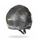 casque integral moto hjc i70 rias homme noir gris jaune taille s 55 - 56 cm