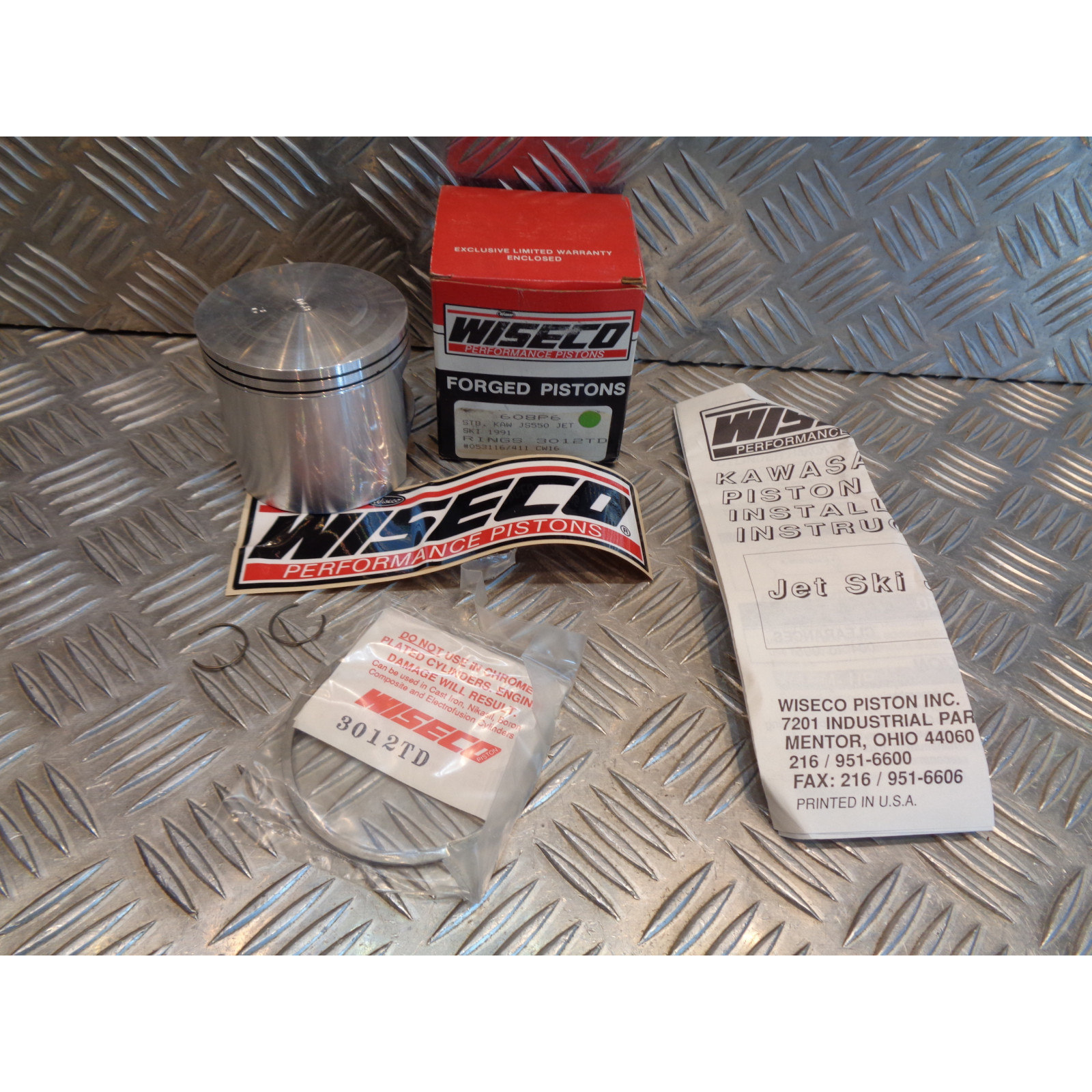 piston wiseco 76,50 mm jet ski kawasaki js550 1991 608P6